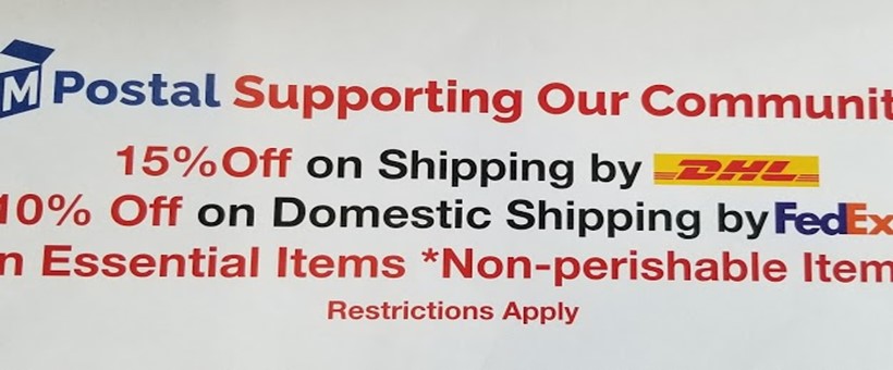 DISCOUNT ON DHL & FEDEX ESSENTIAL ITEMS 